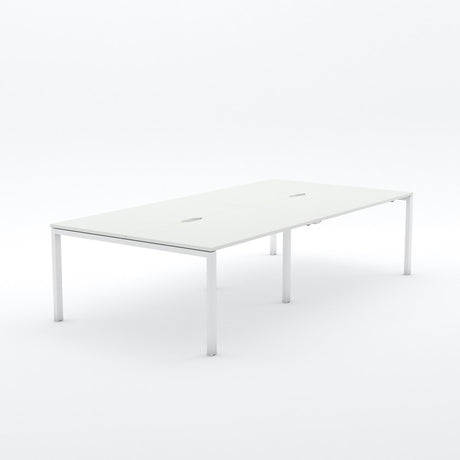 Alti 4 Person Pod Desk 1200W-Desking-White-North Island-Commercial Traders - Office Furniture