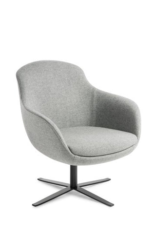 Davina Chair - 4 Point-Reception Furniture-Black-Augustus-Commercial Traders - Office Furniture