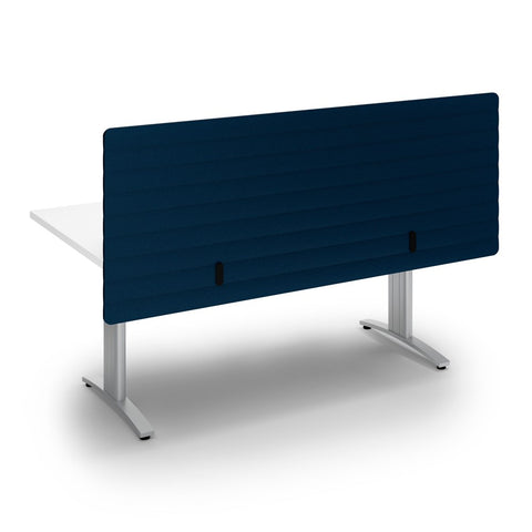 Desk Screen Wave Panel - 18mm thick-Acoustic-600 x 1200-Blackish Blue-Commercial Traders - Office Furniture
