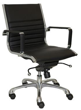 ES Swivel Low Back Chair-Meeting Room Furniture-Auckland Delivery-Commercial Traders - Office Furniture