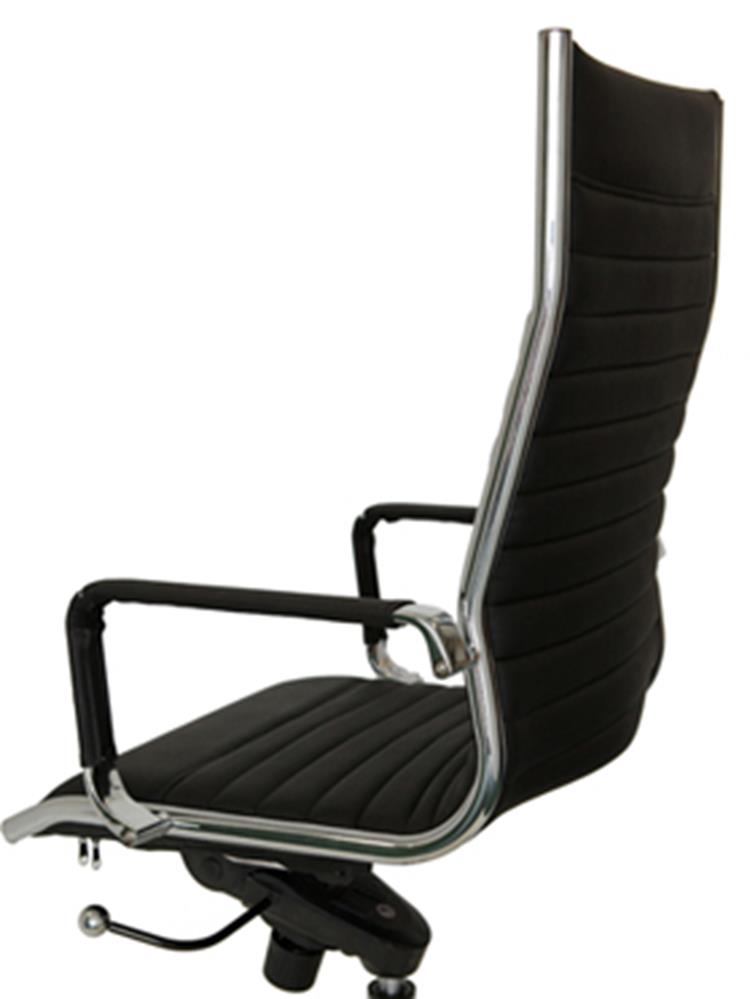 ES Swivel High Back Chair-Meeting Room Furniture-Black-Auckland Delivery-Commercial Traders - Office Furniture