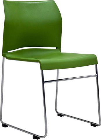 Buro Envy Chair -Stackable-Meeting Room Furniture-White-Assembled - Auckland and Christchurch-Commercial Traders - Office Furniture