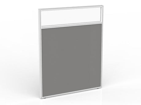 Studio 50 Glass Upgrade-Office Partitons-1200-White-Commercial Traders - Office Furniture