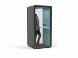 Haven Solo Plus Pod-Office Pods-Black-Commercial Traders - Office Furniture