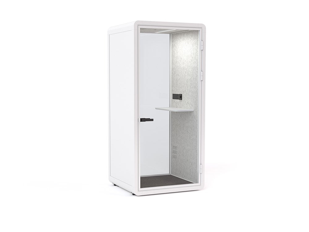 Haven Solo Pod-Office Pods-White-Commercial Traders - Office Furniture