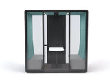 Haven Team Plus Pod-Office Pods-Black-Commercial Traders - Office Furniture