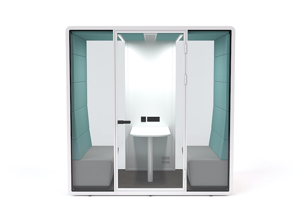 Haven Team Plus Pod-Office Pods-White-Commercial Traders - Office Furniture