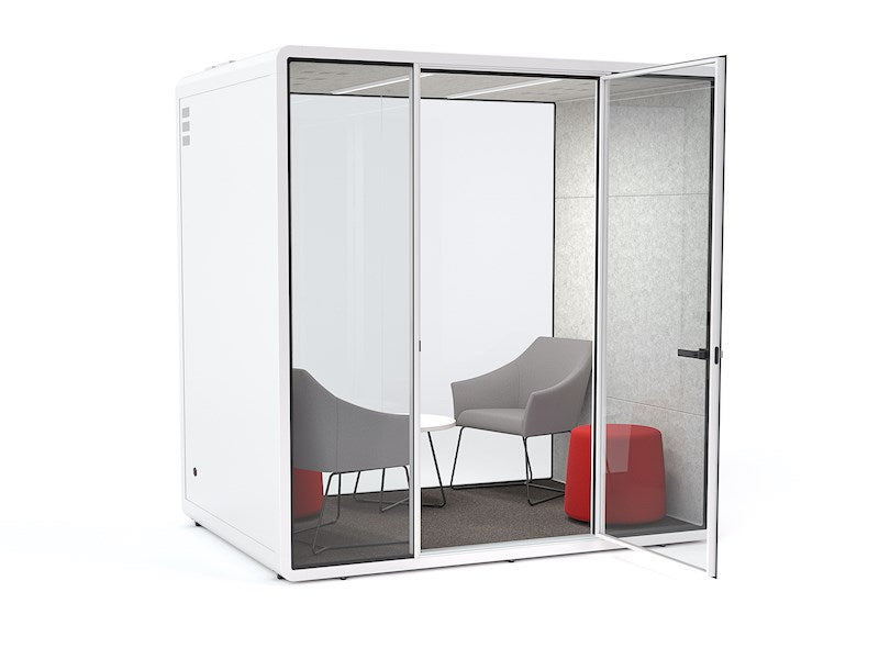 Haven Team Pod-Office Pods-Black-Commercial Traders - Office Furniture