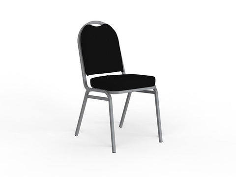 Klub Visitor Chair-Meeting Room Furniture-Black-Commercial Traders - Office Furniture