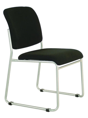 Buro Mario Visitor Chair-Meeting Room Furniture-Black-Assembled - Auckland/Christchurch-Commercial Traders - Office Furniture