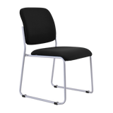 Buro Mario Visitor Chair-Meeting Room Furniture-Black-Assembled - Auckland/Christchurch-Commercial Traders - Office Furniture