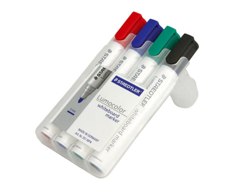 Whiteboard Markers (set of 4 assorted colours)-Whiteboards-Commercial Traders - Office Furniture
