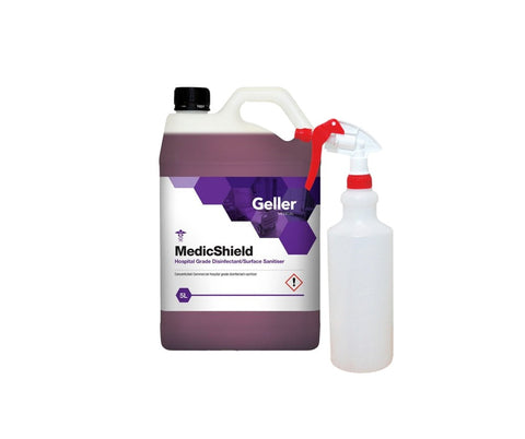 Medic Shield - 5 Litre Concentrate With 1 Litre Spray Bottle-Hygiene-Commercial Traders - Office Furniture