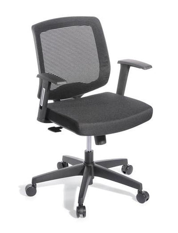 Media Meeting Chair-Meeting Room Furniture-Standard Black-No Thanks-Commercial Traders - Office Furniture