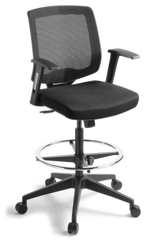 Media Tech Chair-Office Chairs-Standard Black-No Arms Thanks-Commercial Traders - Office Furniture