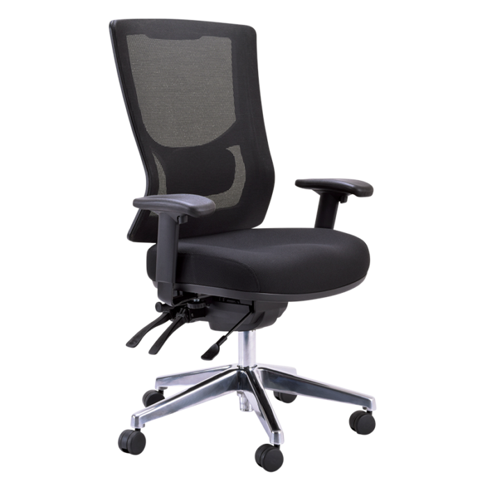 Buro Metro II Highback Mesh Office Chair-Office Chairs-Yes Please-Flat Pack Please-Commercial Traders - Office Furniture