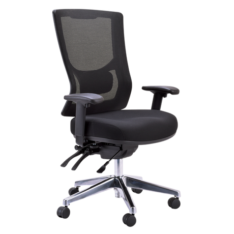 Buro Metro II Highback Mesh Office Chair-Office Chairs-Yes Please-Flat Pack Please-Commercial Traders - Office Furniture