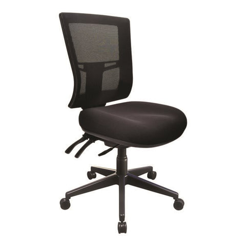 Buro Metro II Mesh Office Chair - Black Nylon Base-Office Chairs-No Thanks-Flat Pack Please-Commercial Traders - Office Furniture