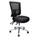 Buro Metro II Mesh Office Chair - Alloy Base-Office Chairs-No Thanks-Flat Pack Please-Commercial Traders - Office Furniture