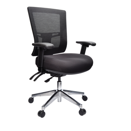 Buro Metro II 24/7 Mesh Office Chair-Office Chairs-Yes Please-Assembled - Auckland and Christchurch-Commercial Traders - Office Furniture