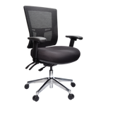 Buro Metro II Mesh Office Chair - Alloy Base-Office Chairs-Yes Please-Flat Pack Please-Commercial Traders - Office Furniture