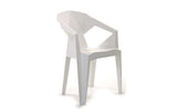 Muze Stackable Chair-Lunchroom Chairs-White-Delivery (Auckland Only)-Commercial Traders - Office Furniture