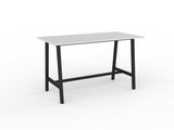 Cubit Bar Leaner 1800 x 900-Meeting Room Furniture-White-Black-Commercial Traders - Office Furniture