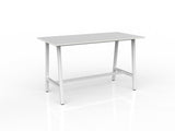 Cubit Bar Leaner 2200 x 900-Meeting Room Furniture-White-White-Commercial Traders - Office Furniture