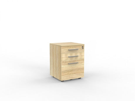 Cubit 2 Draw + File Mobile-Storage-Atlantic Oak-Commercial Traders - Office Furniture