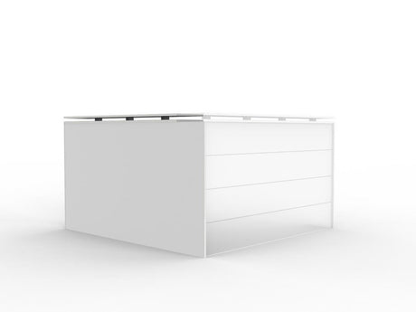 Cubit Reception Counter-Unclassified-White-Yes Return Thanks-Commercial Traders - Office Furniture