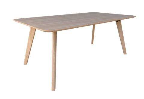 Oslo Meeting Table - (Rectangle) Veneer Top Ash-Meeting Room Furniture-1800 x 900 x 720-Veneer-Auckland Delivery-Commercial Traders - Office Furniture