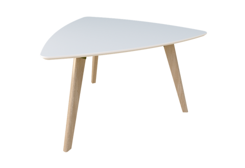Oslo Tri Table - Melteca-Meeting Room Furniture-1200-White-Auckland Delivery-Commercial Traders - Office Furniture