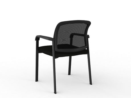 Ozone Meeting Chair-Meeting Room Furniture-Standard Black-Commercial Traders - Office Furniture