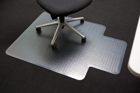 Chair Mat - PVC - 900mm x 1200mm-Floor Protection-Default-Commercial Traders - Office Furniture