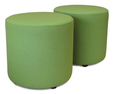 Round Ottoman - Small-Reception Furniture-North Island Delivery-Globe-Commercial Traders - Office Furniture