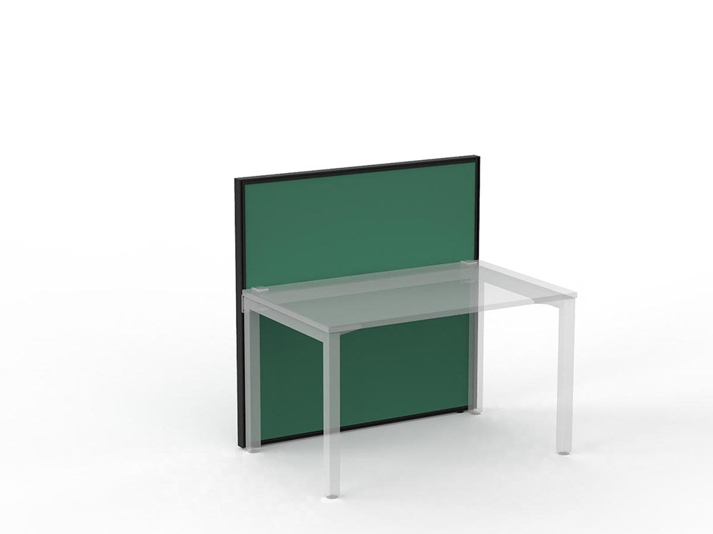 Studio 50 Partition - 1200h x 1200w-Office Partitons-Breathe-Black-Commercial Traders - Office Furniture