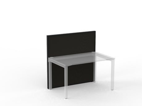 Studio 50 Partition - 1200h x 1200w-Office Partitons-Crown-Black-Commercial Traders - Office Furniture
