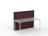 Studio 50 Partition - 1200h x 1500w-Office Partitons-Crown-Black-Commercial Traders - Office Furniture