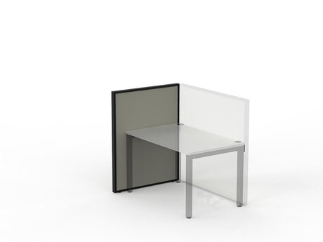 Studio 50 Partition - 1200h x 900w-Office Partitons-Crown-Black-Commercial Traders - Office Furniture
