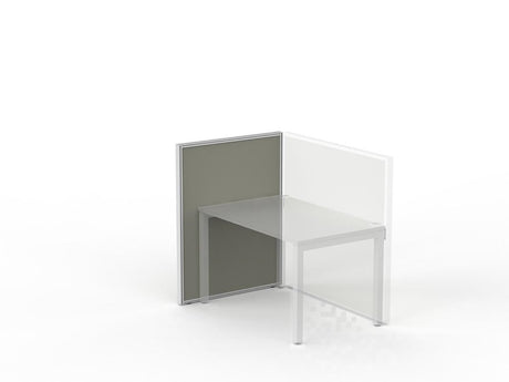 Studio 50 Partition - 1200h x 900w-Office Partitons-Crown-White-Commercial Traders - Office Furniture