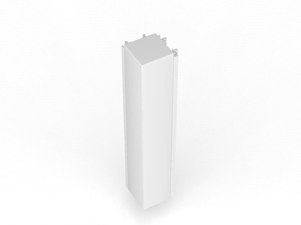 Studio 50 Joining Post - 1800h-Office Partitons-White-2 Way-Commercial Traders - Office Furniture