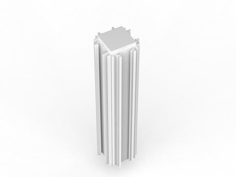 Studio 50 Joining Post - 1800h-Office Partitons-White-4 Way-Commercial Traders - Office Furniture