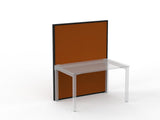 Studio 50 Partition - 1500h x 1200w-Office Partitons-Breathe-Black-Commercial Traders - Office Furniture