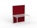 Studio 50 Partition - 1500h x 1200w-Office Partitons-Splice-White-Commercial Traders - Office Furniture