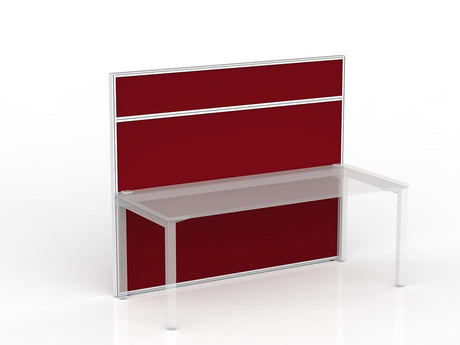 Studio 50 Partition - 1500h x 1800w-Office Partitons-Splice-White-Commercial Traders - Office Furniture