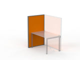 Studio 50 Partition - 1500h x 900w-Office Partitons-Breathe-Silver-Commercial Traders - Office Furniture