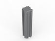 Studio 50 Joining Post - 1200h-Office Partitons-White-2 Way-Commercial Traders - Office Furniture