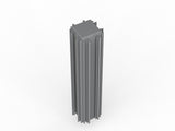 Studio 50 Joining Post - 1200h-Office Partitons-White-2 Way-Commercial Traders - Office Furniture