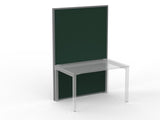 Studio 50 Partition - 1800h x 1200w-Office Partitons-Crown-Silver-Commercial Traders - Office Furniture