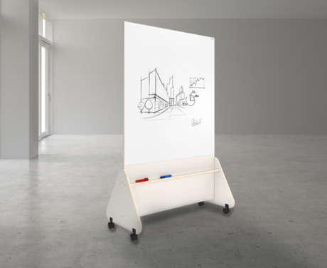 Summit Mobile Whiteboard-Whiteboards-Commercial Traders - Office Furniture